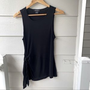 TROUVÉ Black Tank Top